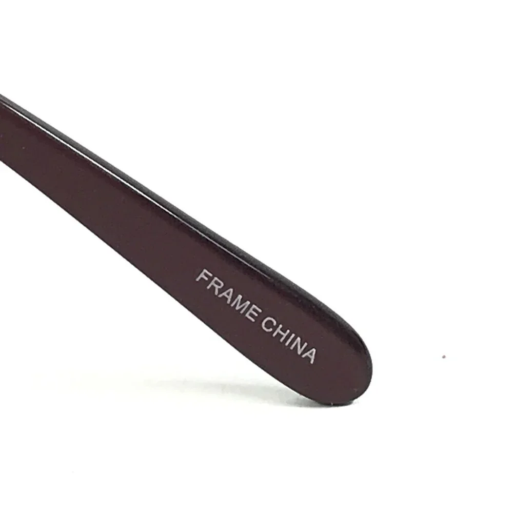 Modern Art Eyeglasses Frames A376 BURGUNDY Wire Rim Crystals 56-18-140